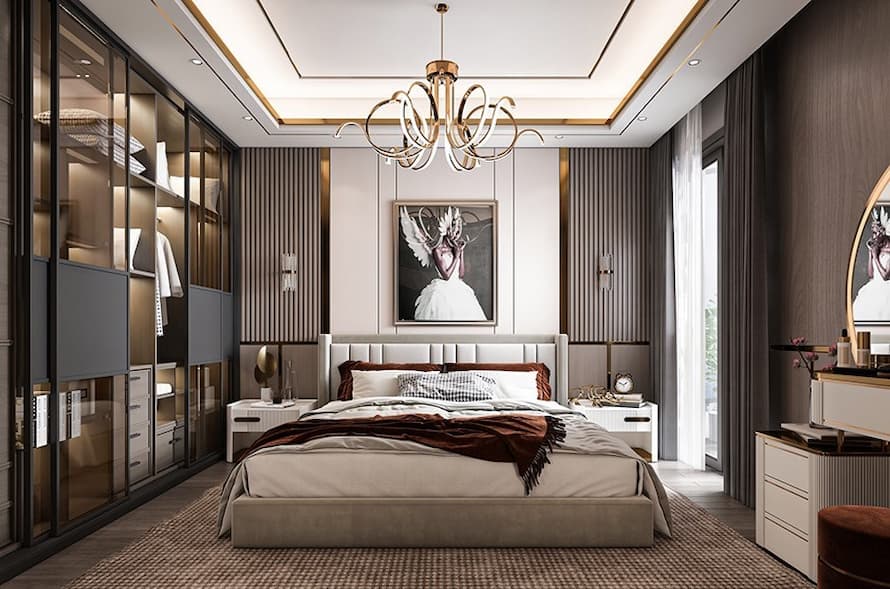 Phong cách phòng ngủ Luxury