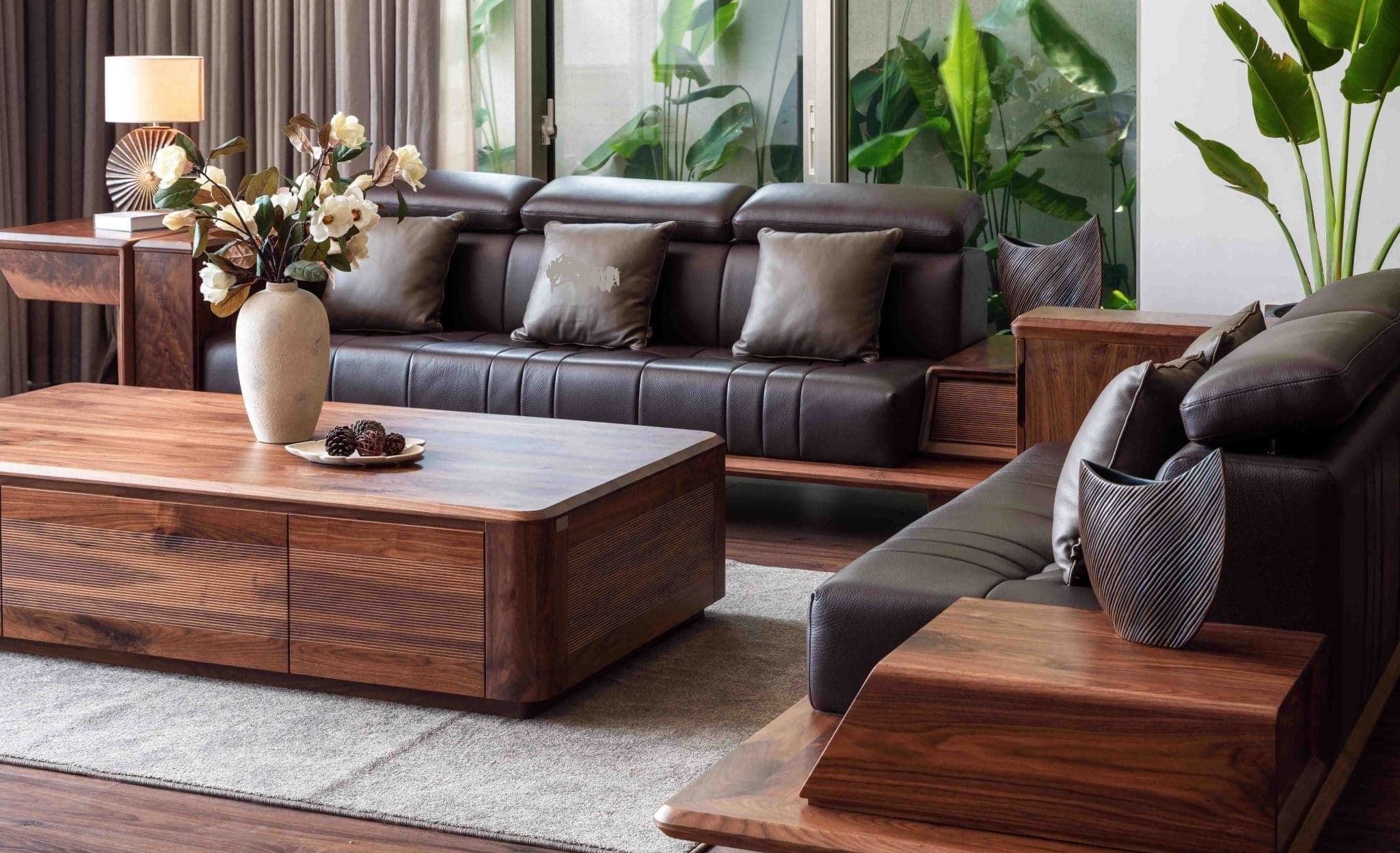 Chiêm ngưỡng các mẫu bàn trà sofa phòng khách hiện đại